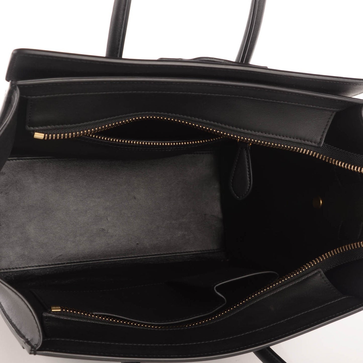 Smooth Calfskin Micro Luggage Black
