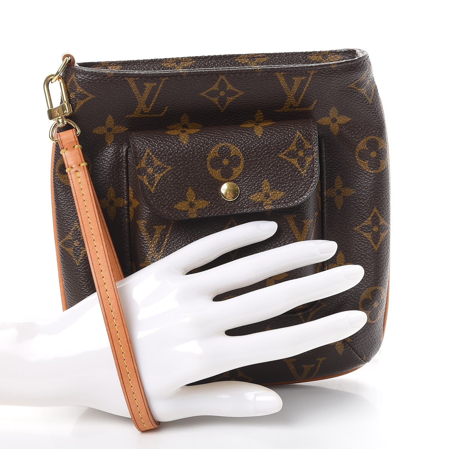 Louis Vuitton Monogram Partition Wristlet 2 of 10