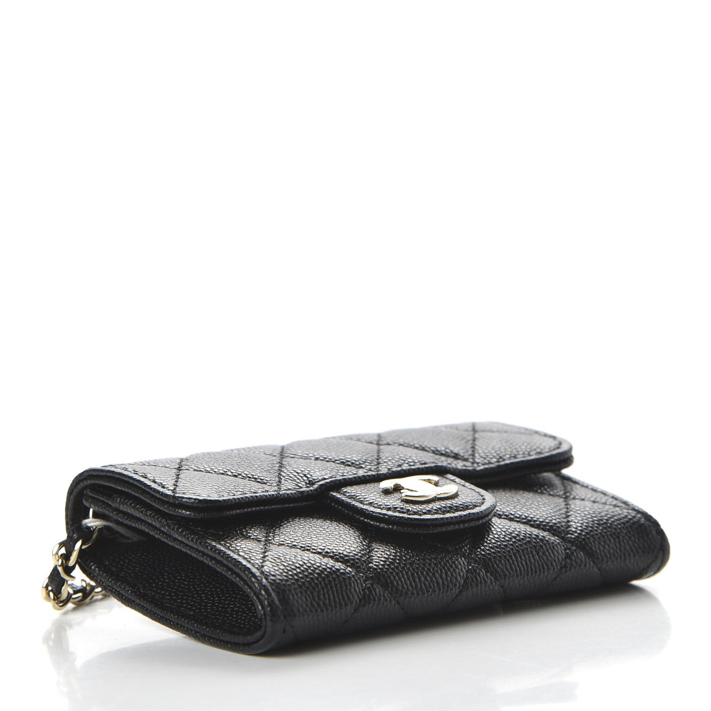 Caviar Quilted Belt Bag Black