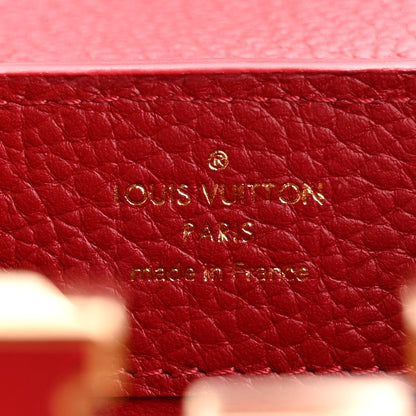 Louis Vuitton Taurillon Mini Capucines Scarlet 6 of 11