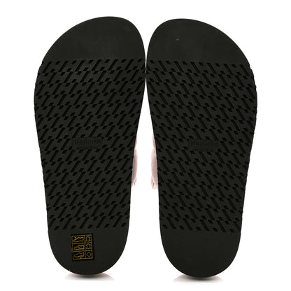 Hermes Suede Goatskin Extra Sandals 35.5 Rose Porcelain 5 of 10