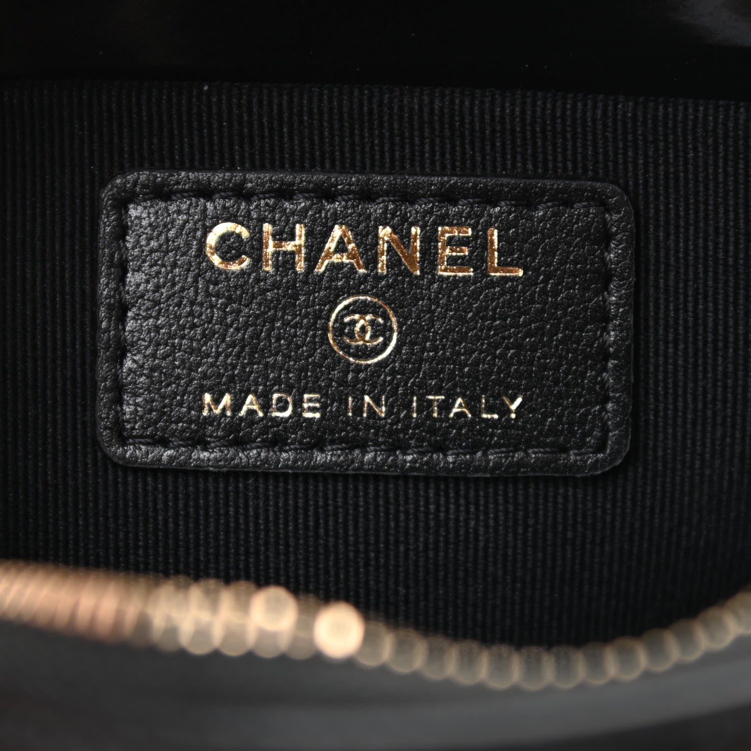 Chanel Nylon Grosgrain Quilted Lifestyle Clutch with Chain Black 6 of 10