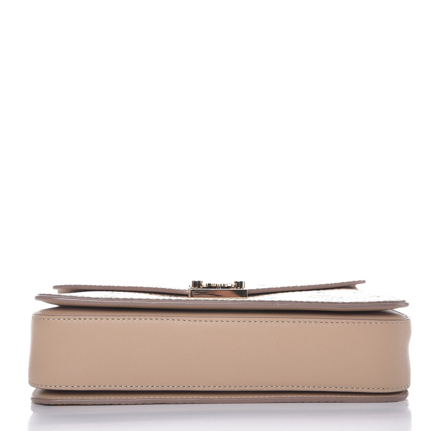 MCM Visetos Medium Patricia Satchel Beige 16 of 16