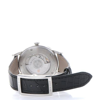 Tiffany Stainless Steel Alligator 40mm CT60 3-Hand Automatic Watch 4 of 14