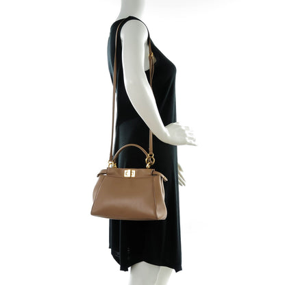 Fendi Nappa Mini Peekaboo Iconic Satchel Ratmusquet 2 of 9