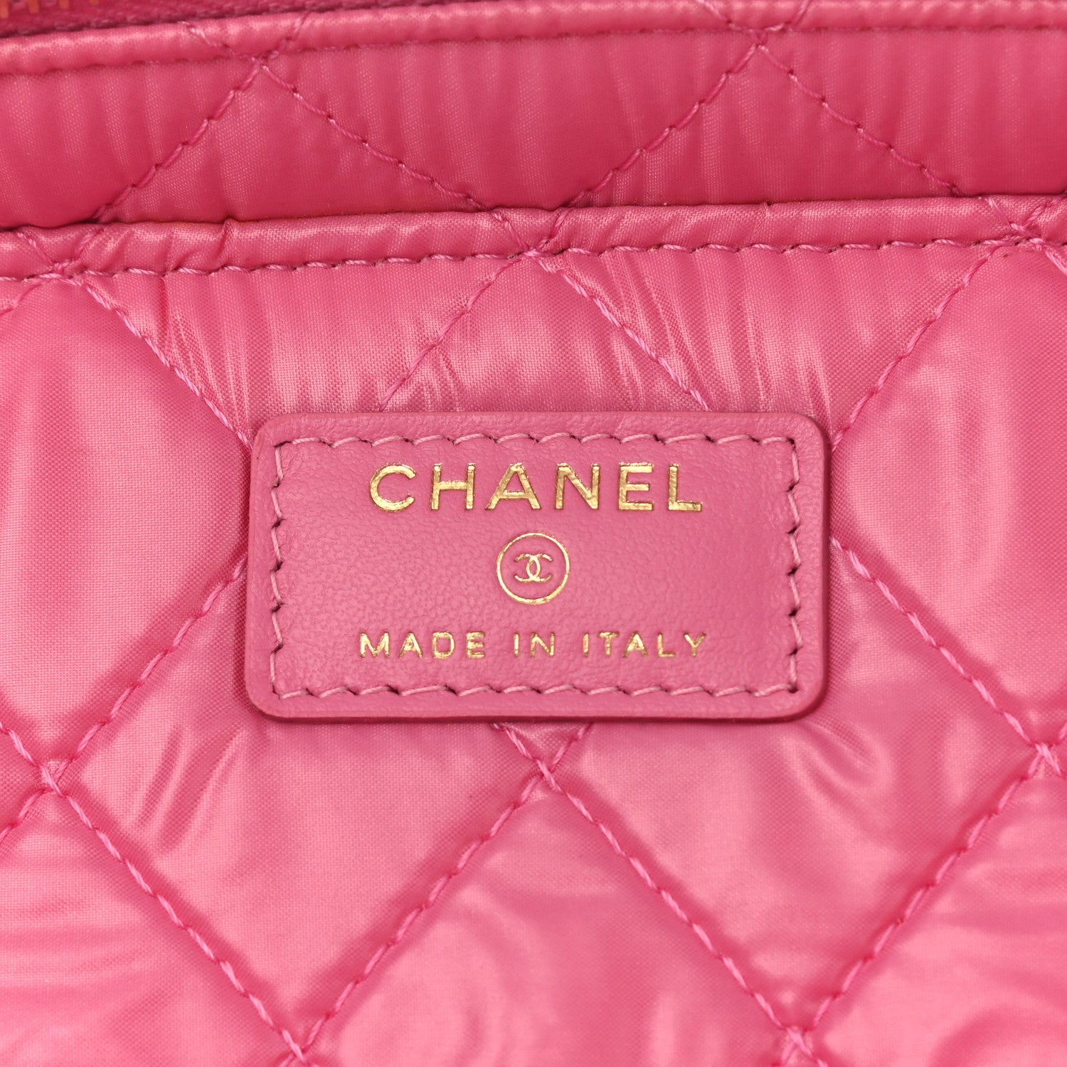 Chanel Caviar Quilted Large Vanity Pouch Pink 6 of 7