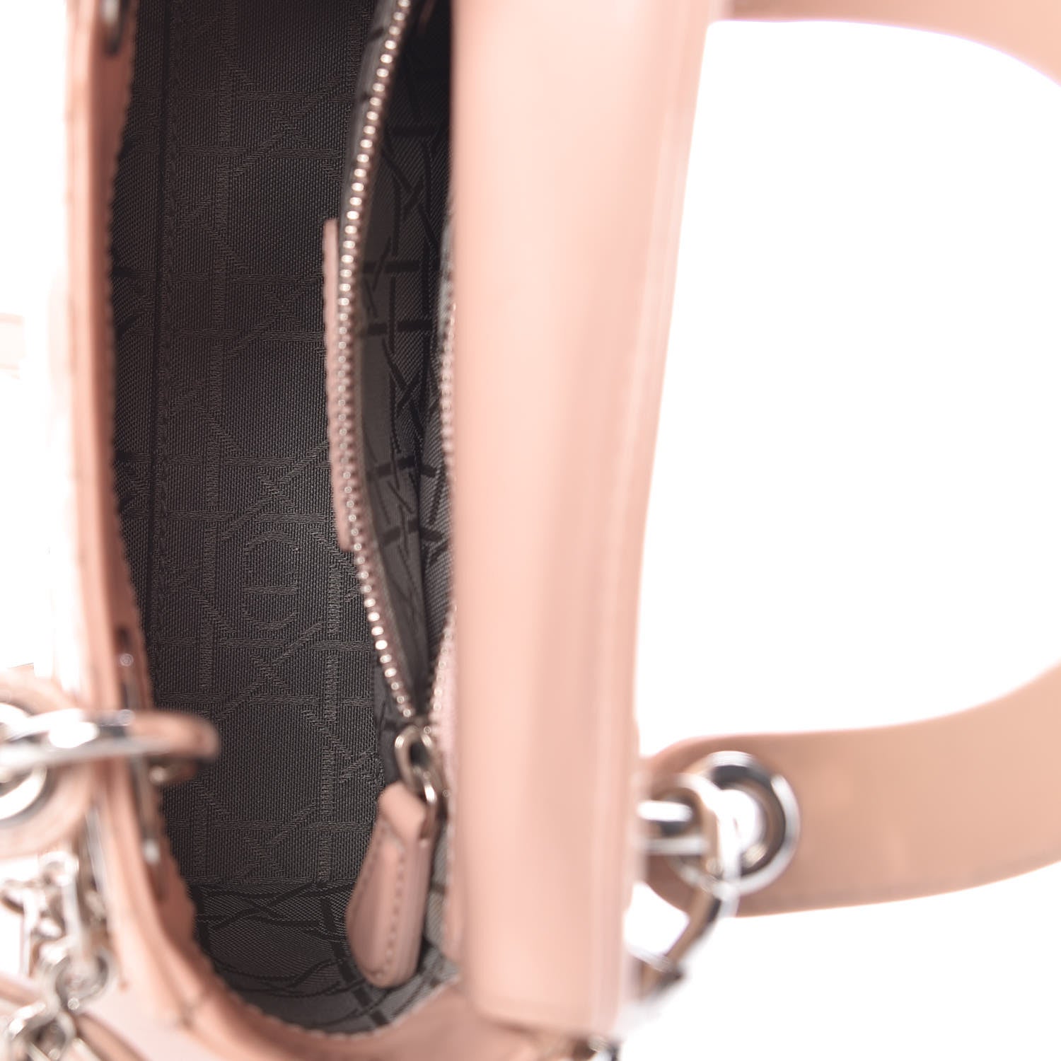 Christian Dior Patent Cannage Mini Lady Dior Light Pink 10 of 11