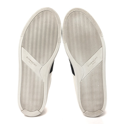Givenchy Calfskin Band Logo Mens Urban Street Sneakers 43 White Black 5 of 8