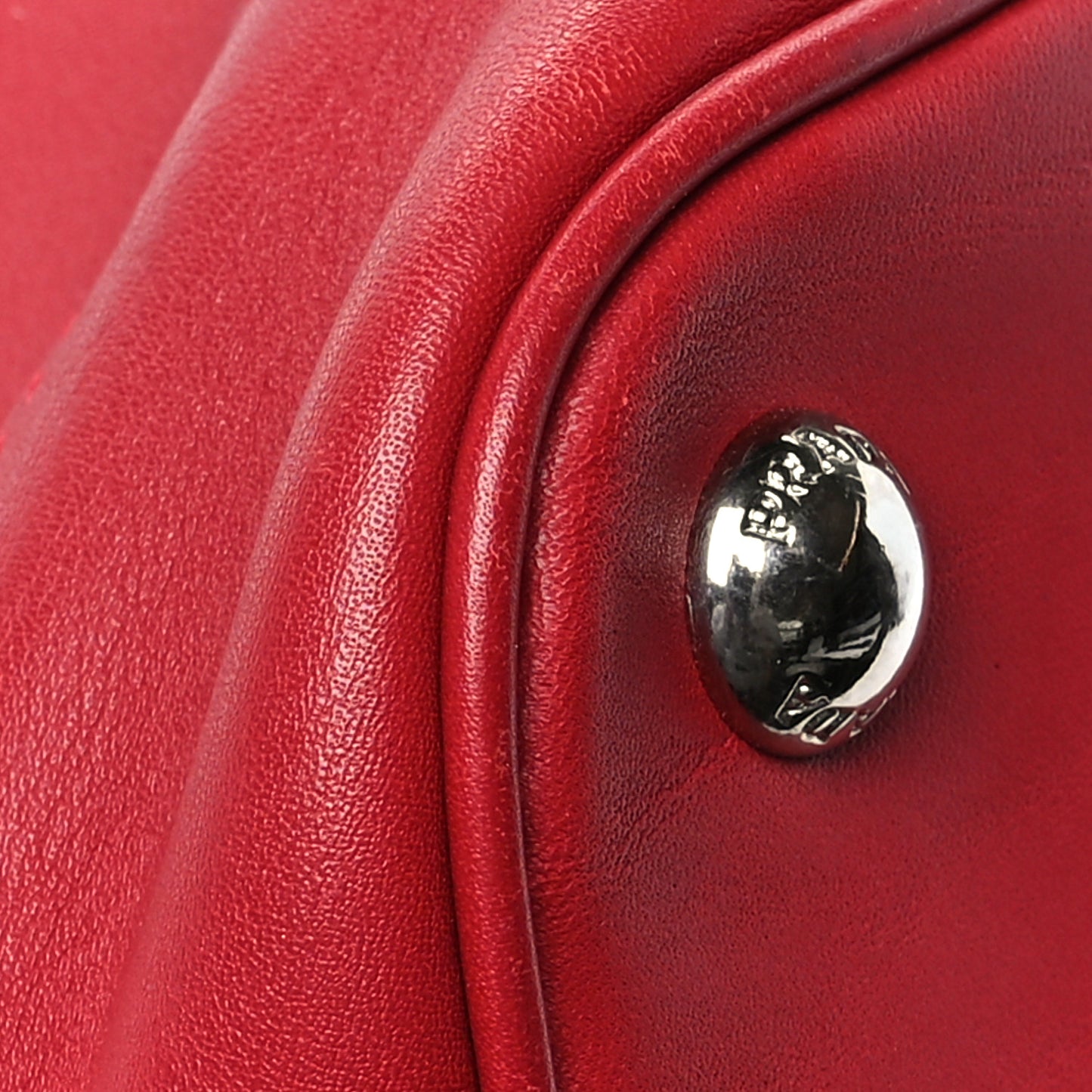 Soft Calf Bucket Bag Rosso