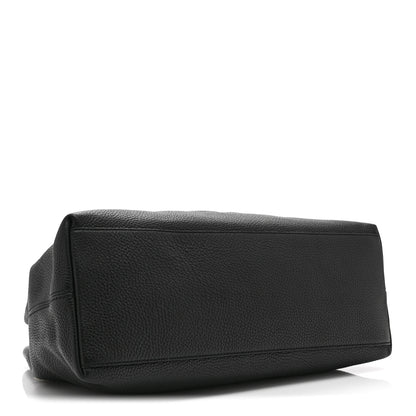 Gucci Pebbled Calfskin Medium Soho Chain Shoulder Bag Black 4 of 11