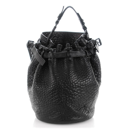 Alexander Wang Pebbled Lambskin Diego Bucket Bag Black Black Hardware 1 of 7
