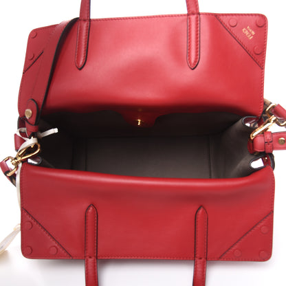 Fendi Vitello Grace Matte Large Flip Tote Fragola 7 of 13