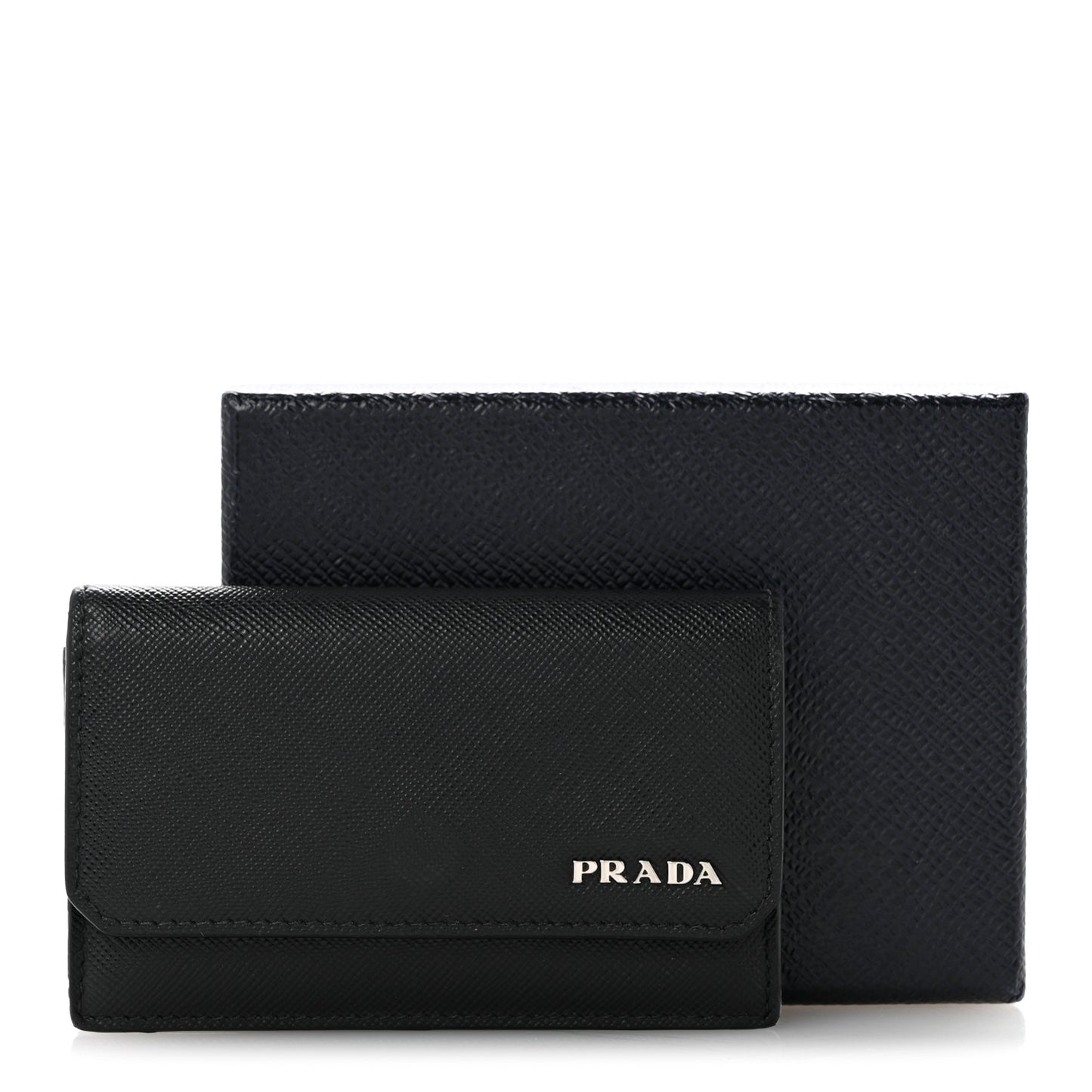 Saffiano Card Holder Black