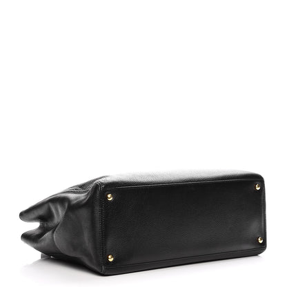 Chanel Calfskin Cerf Shopper Tote Black 5 of 13