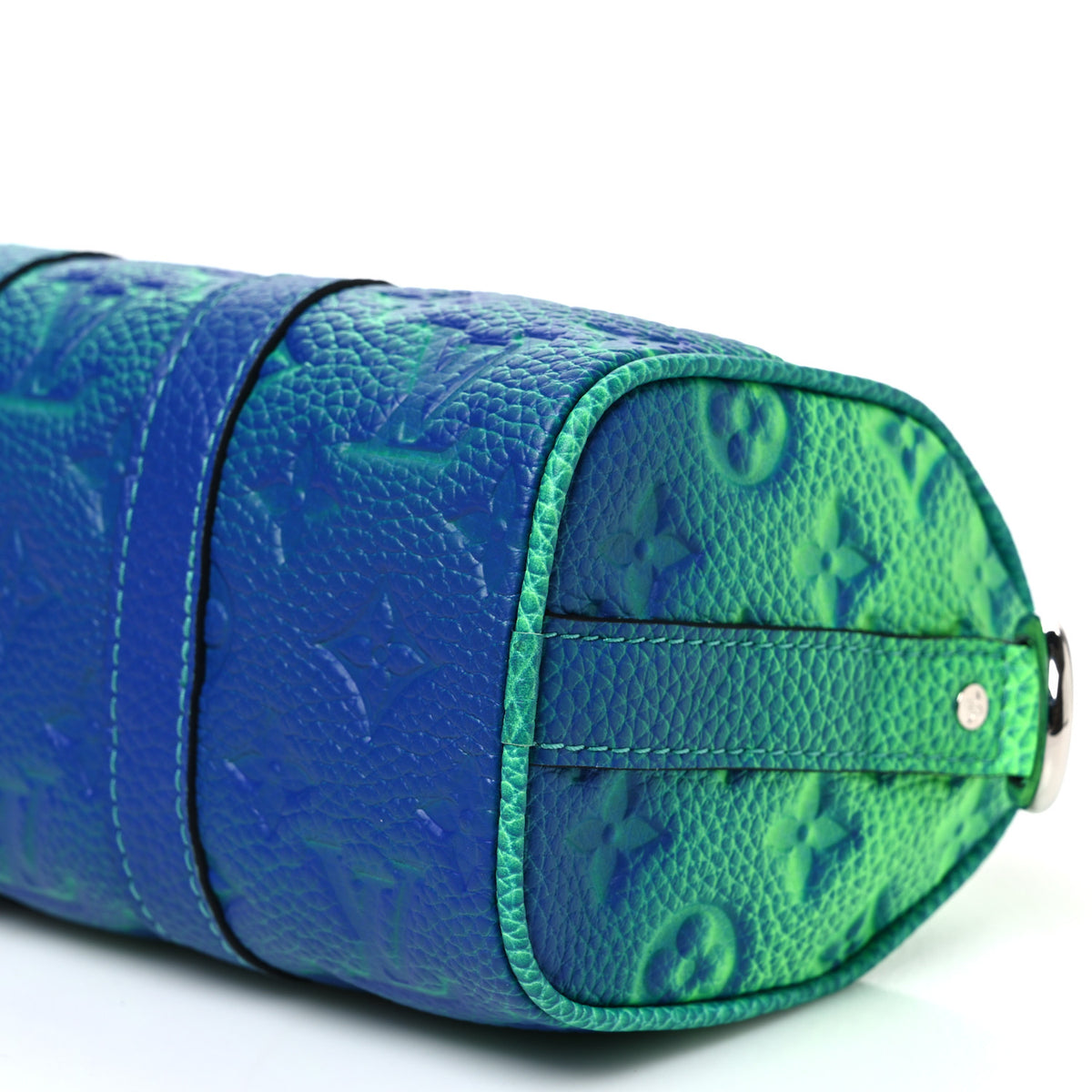 Taurillon Illusion Keepall XS Bleu Vert