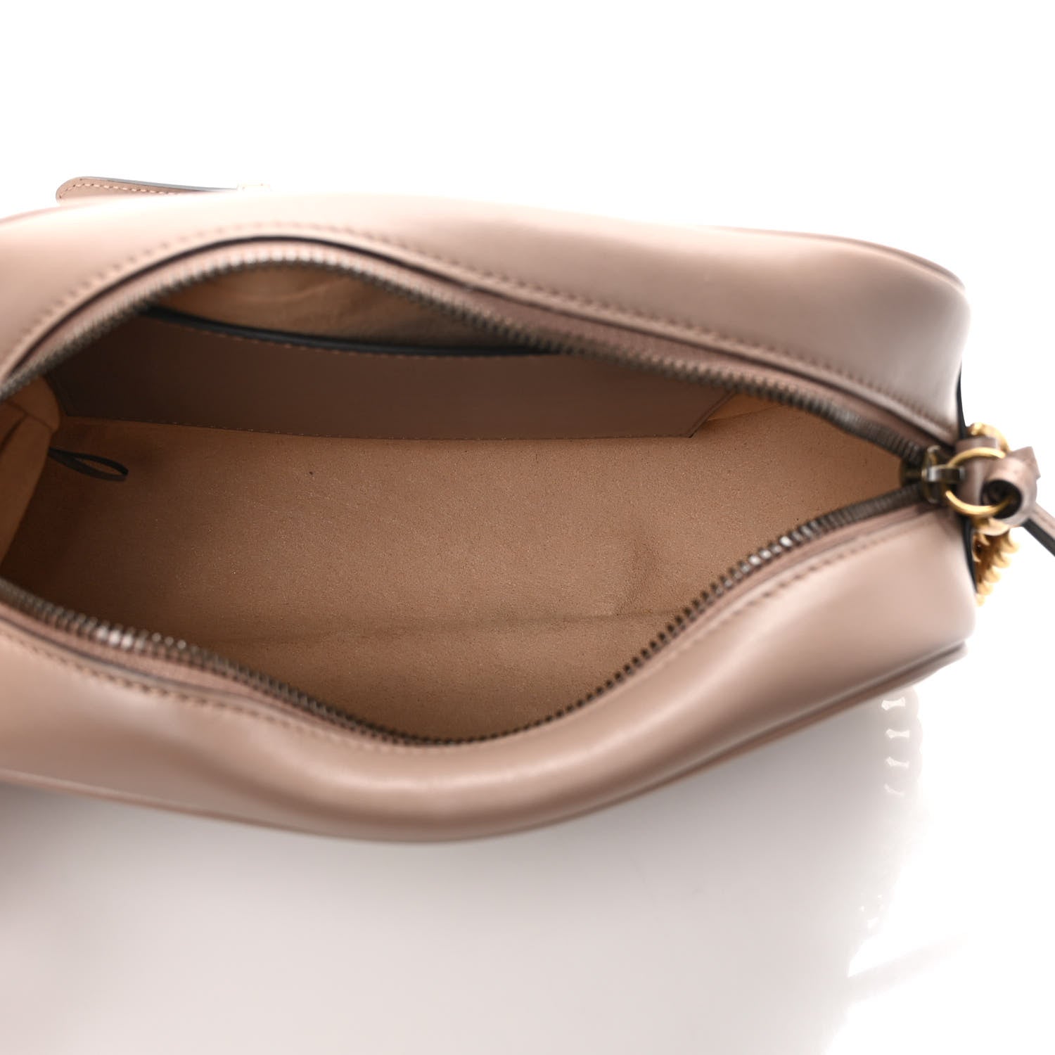 Gucci Calfskin Matelasse Small GG Marmont Chain Shoulder Bag Porcelain Rose 5 of 8