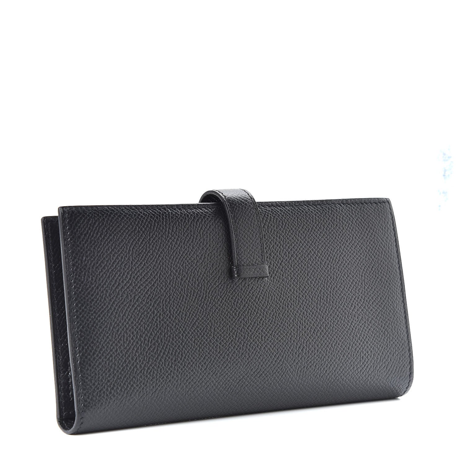 Hermes Epsom Bearn Gusset Wallet Black 3 of 8