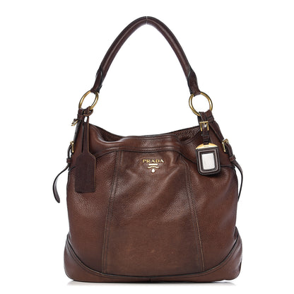 Prada Cervo Antik Hobo Cacao Sfumato 1 of 11