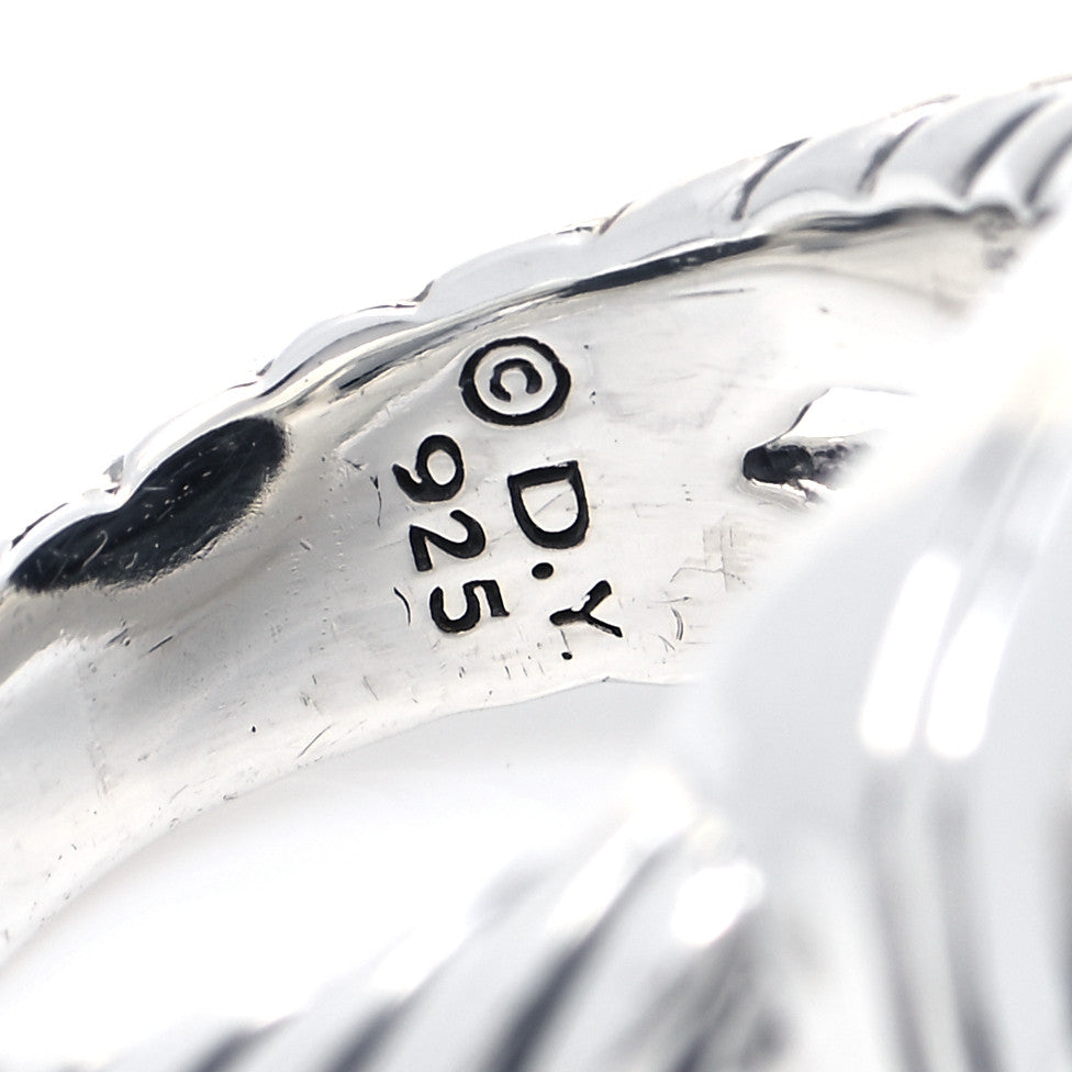 Sterling Silver Black Onyx 14mm Albion Ring 54 6.75