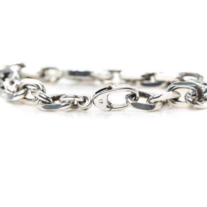 Gucci Sterling Silver Narrow Interlocking G Link Bracelet 5 of 6