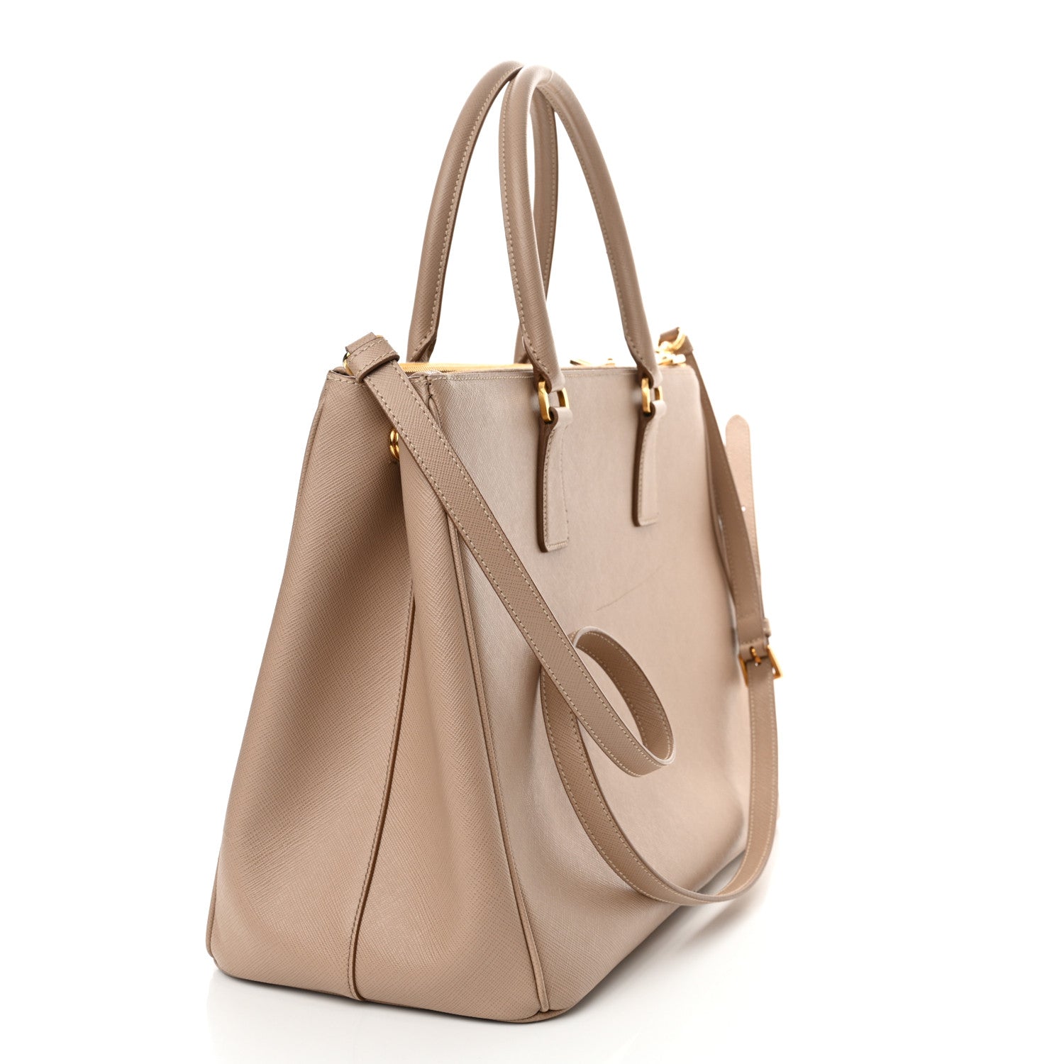 Prada Saffiano Lux Large Galleria Double Zip Tote Cammeo 3 of 11