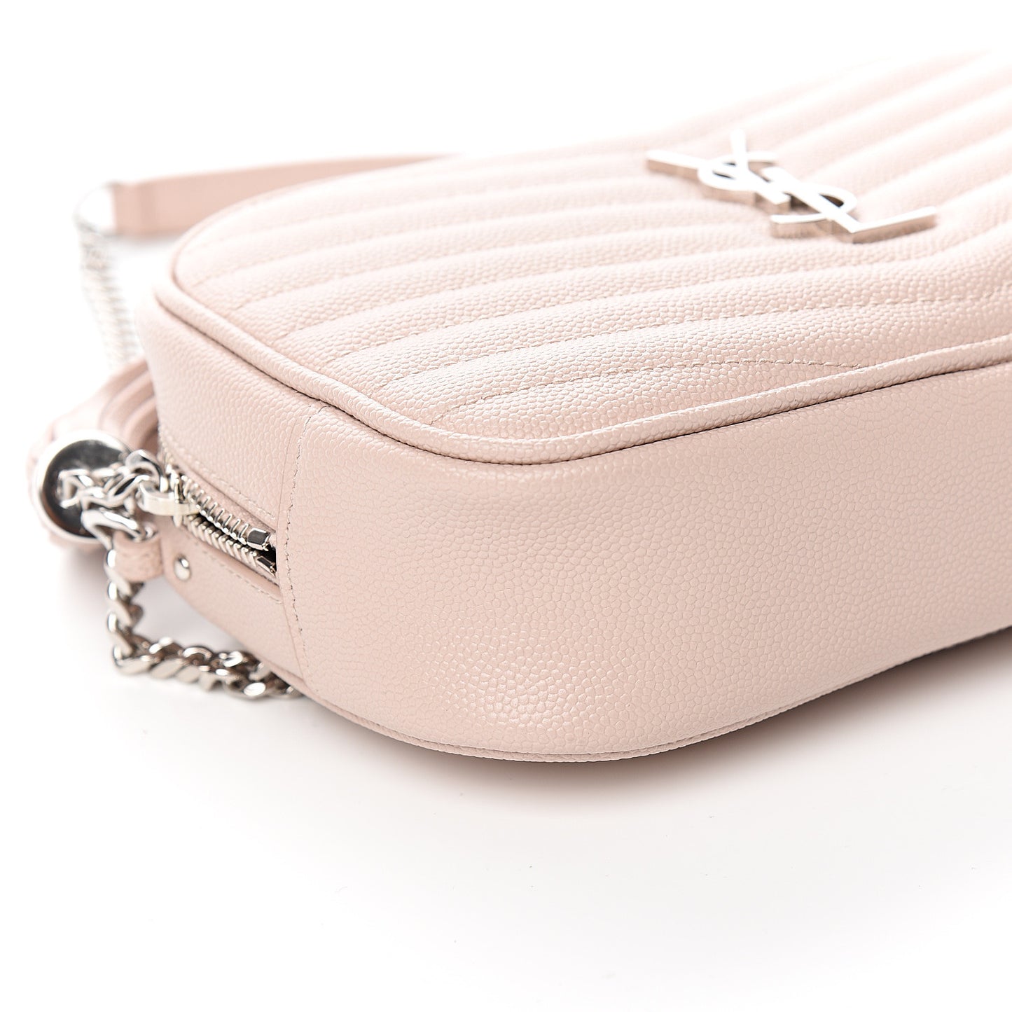 Grain De Poudre Matelasse Monogram Mini Lou Camera Bag Marble Pink