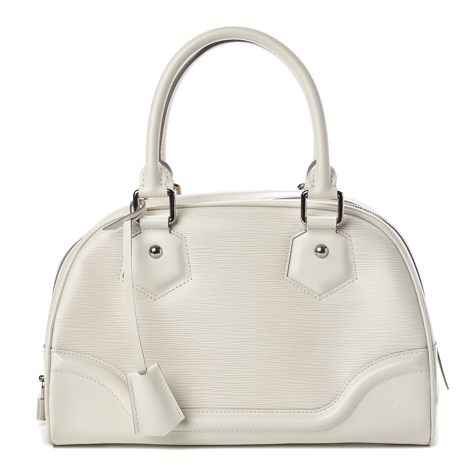 Louis Vuitton Epi Bowling Montaigne PM Ivory 1 of 17