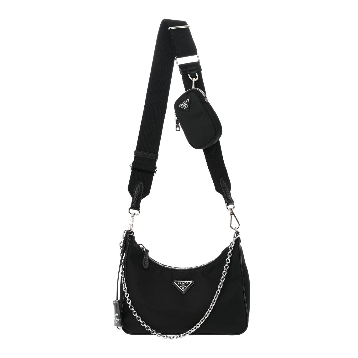 Prada Nylon Re-Edition 2005 Shoulder Bag Black 1 of 13