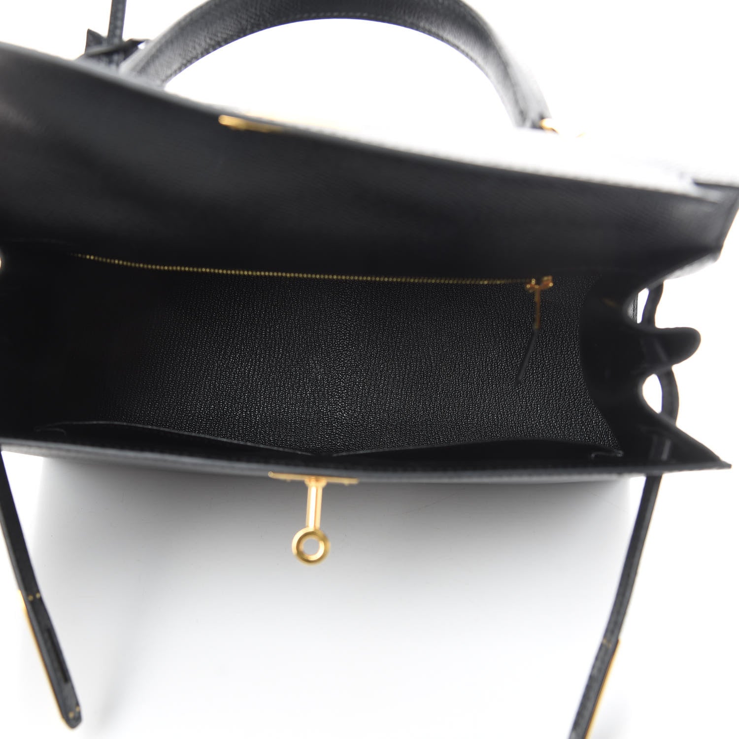 Hermes Epsom Kelly Sellier 28 Black 5 of 11