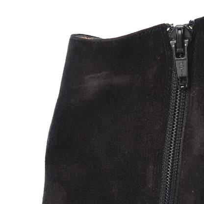 Christian Louboutin Suede Vicky 140 Ankle Booties 41 Black 13 of 22