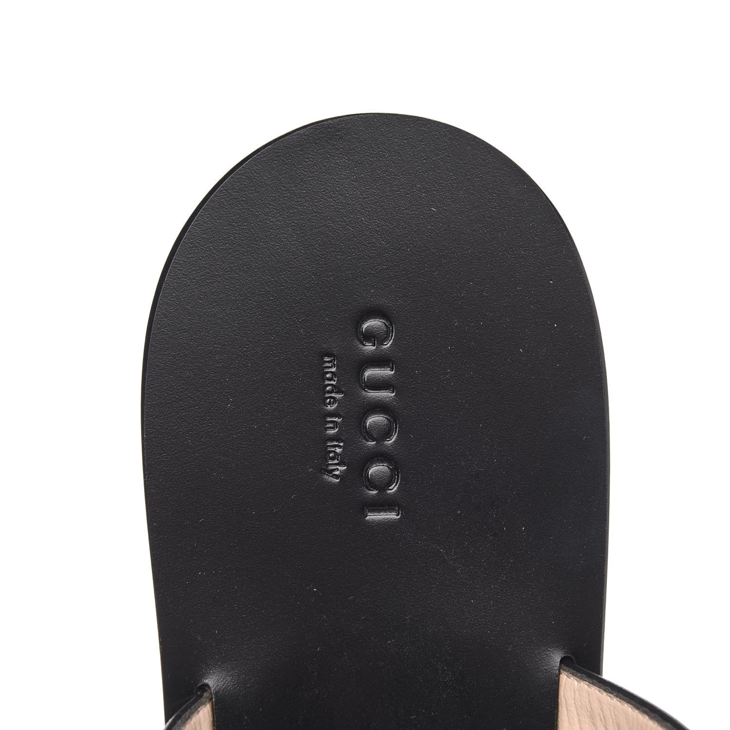 Gucci Calfskin GG Marmont Thong Sandals 42 Black 6 of 8