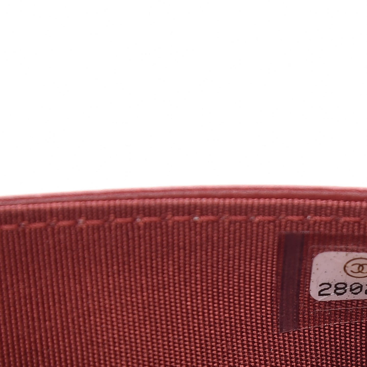 Caviar Quilted Boy Wallet On Chain WOC Red