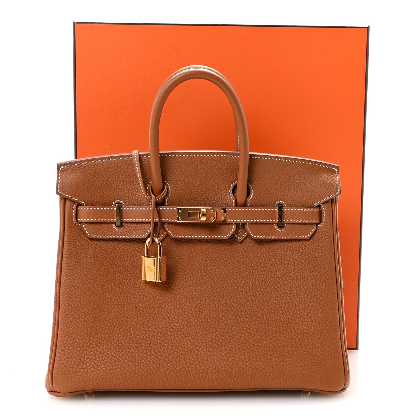 Togo Birkin 25 Gold