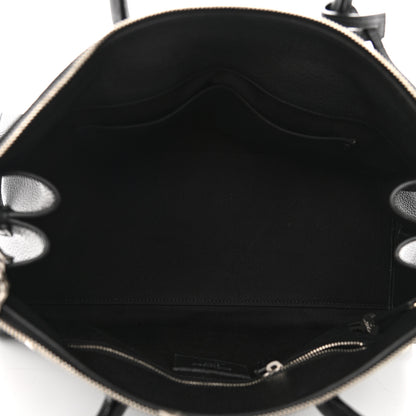 Saint Laurent Grained Calfskin Sac De Jour Souple Duffle 36H Asphalt Black 5 of 10