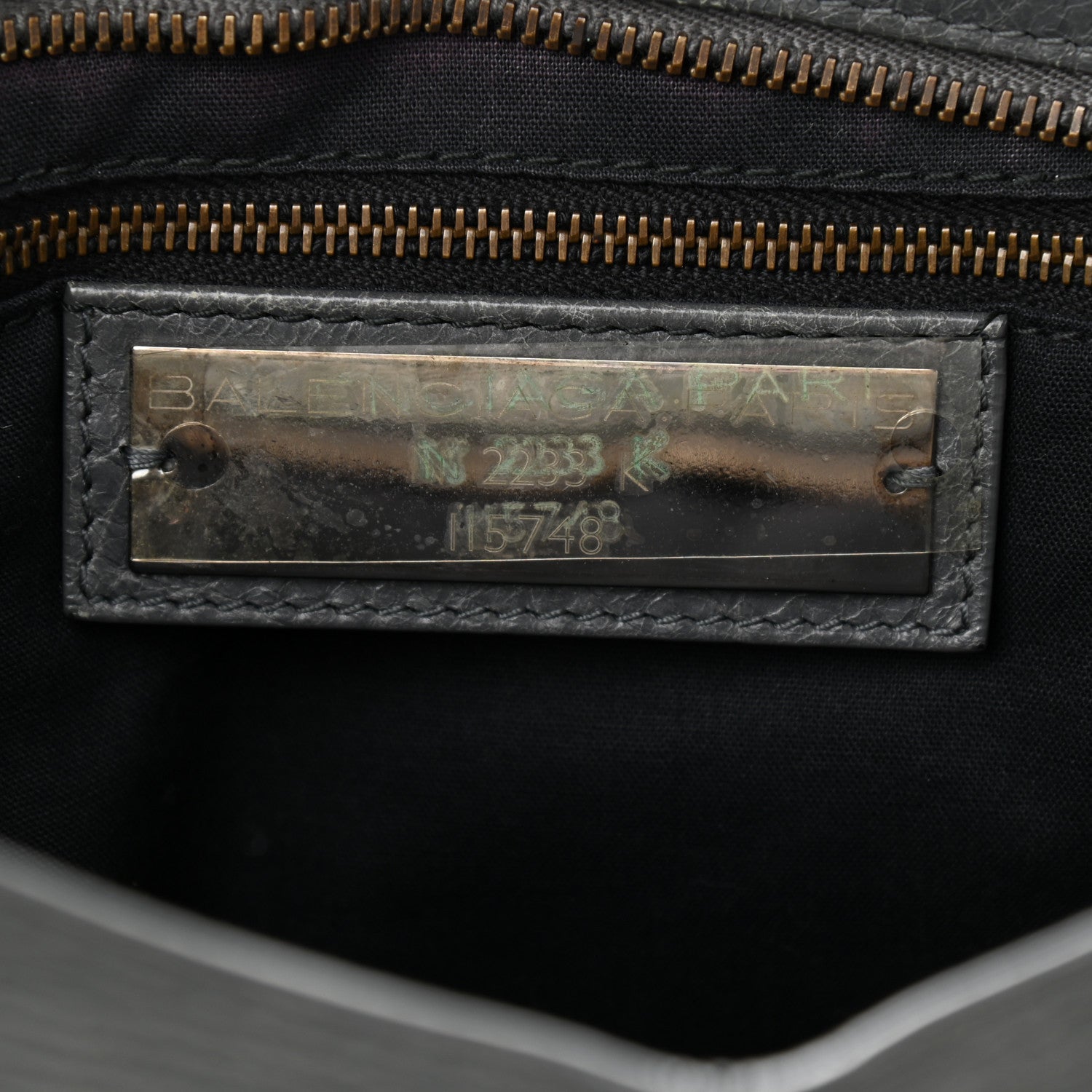 Balenciaga Agneau Classic Hardware City Gris Tarmac 5 of 12