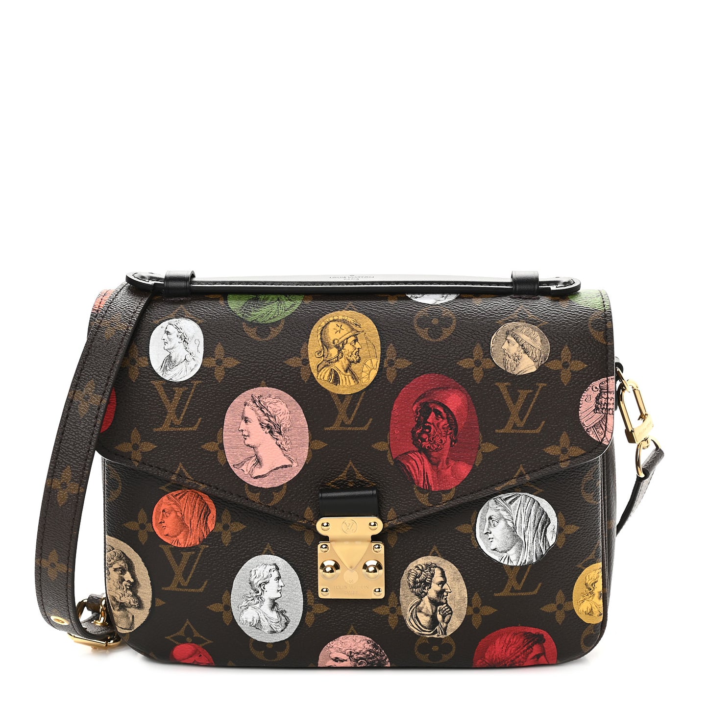 X FORNASETTI Monogram Cameo Pochette Metis