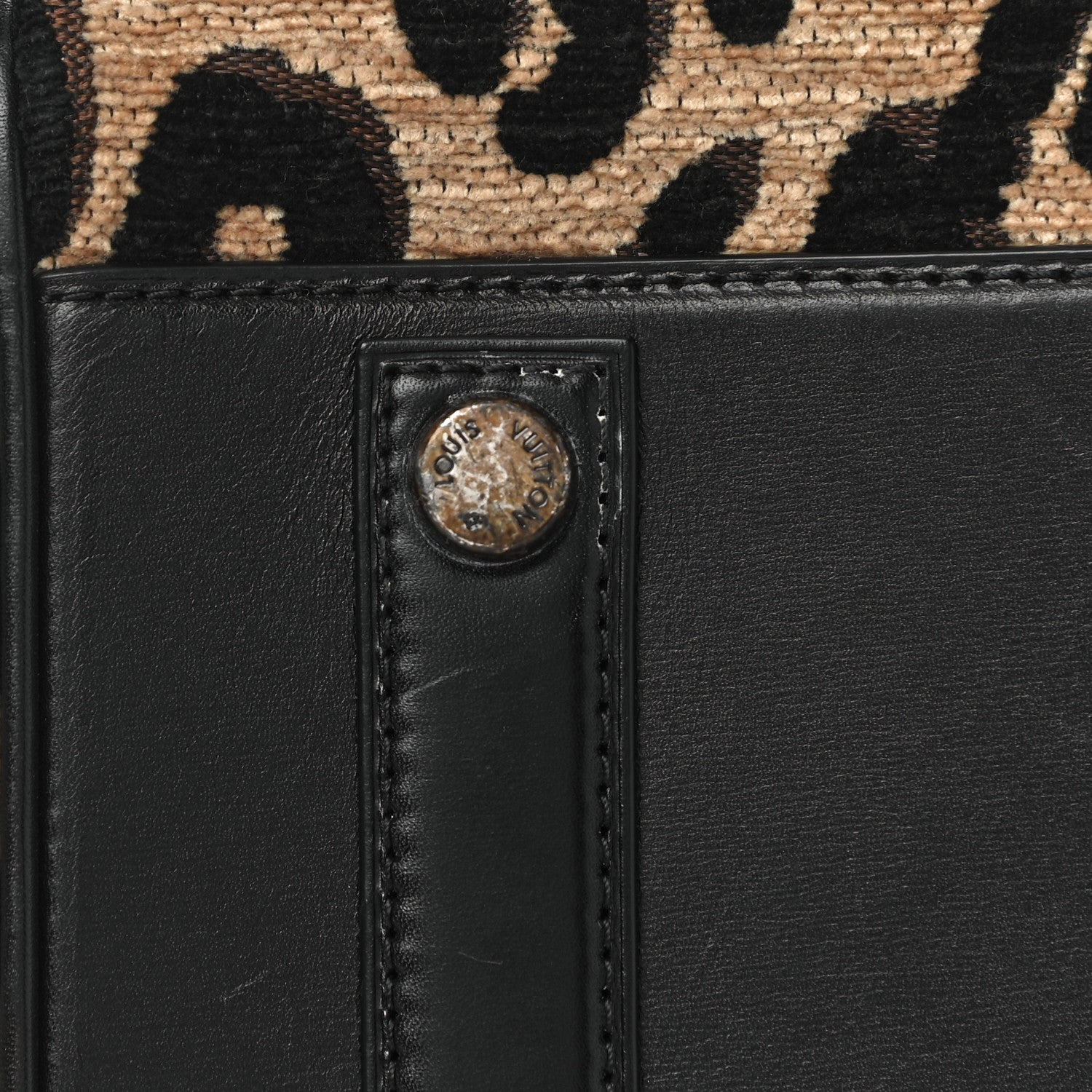 Louis Vuitton Jacquard Velvet Leopard Print Stephen Sprouse Speedy 12 of 15