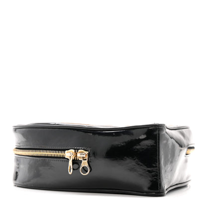 Chanel Patent Quilted CC Barbie Heart Vanity Case Black 4 of 14