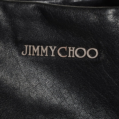 Jimmy Choo Lambskin Chain Embellished Blare Tote Black 8 of 8
