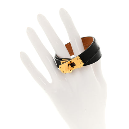 Hermes Box Kelly Double Tour Bracelet S Black 2 of 7