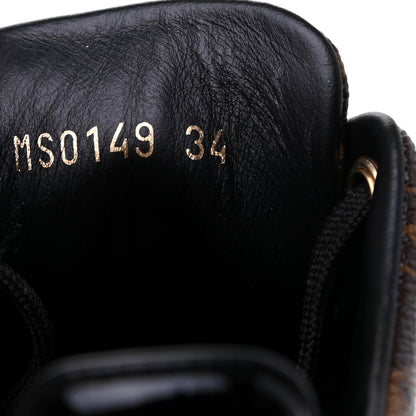 Louis Vuitton Patent Monogram Frontrow Sneakers 34 8 of 12