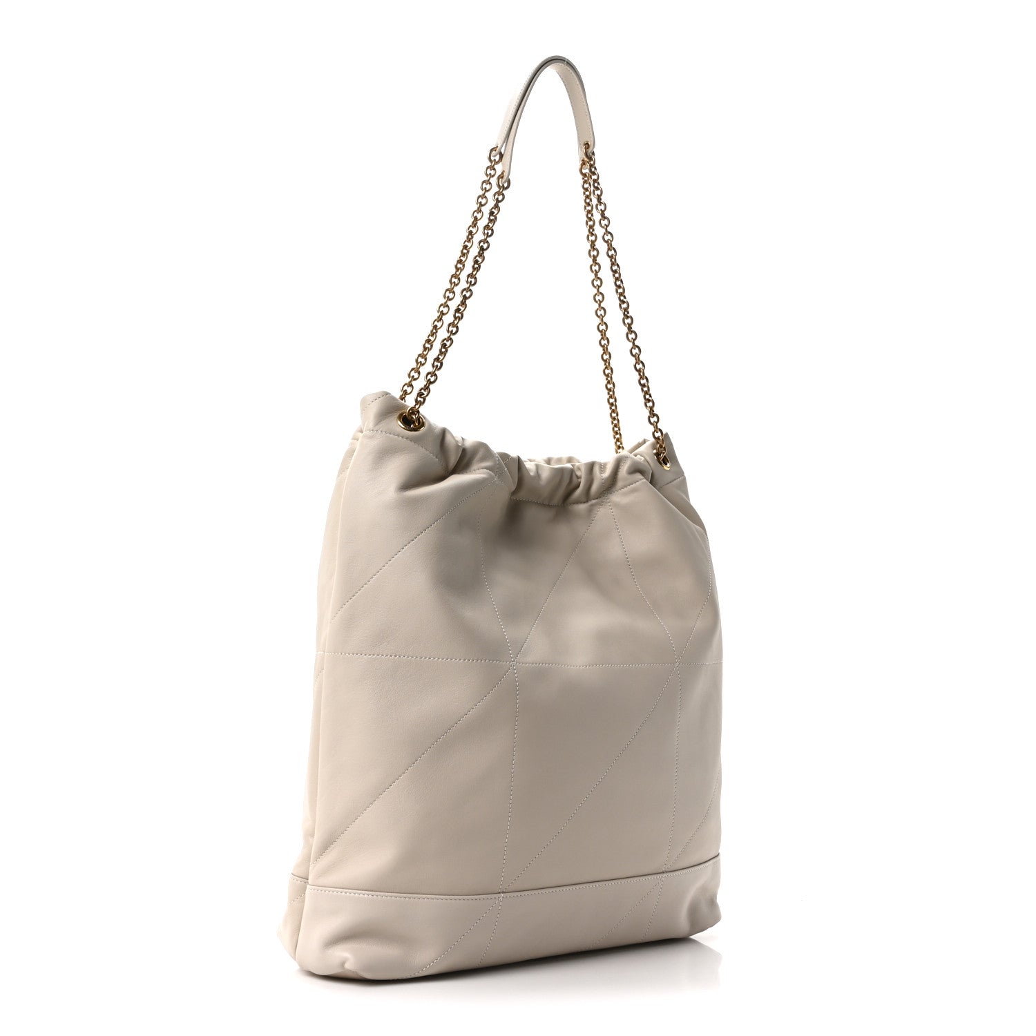 Saint Laurent Lambskin Matelasse Large Jamie Pochon Crema Soft 4 of 11
