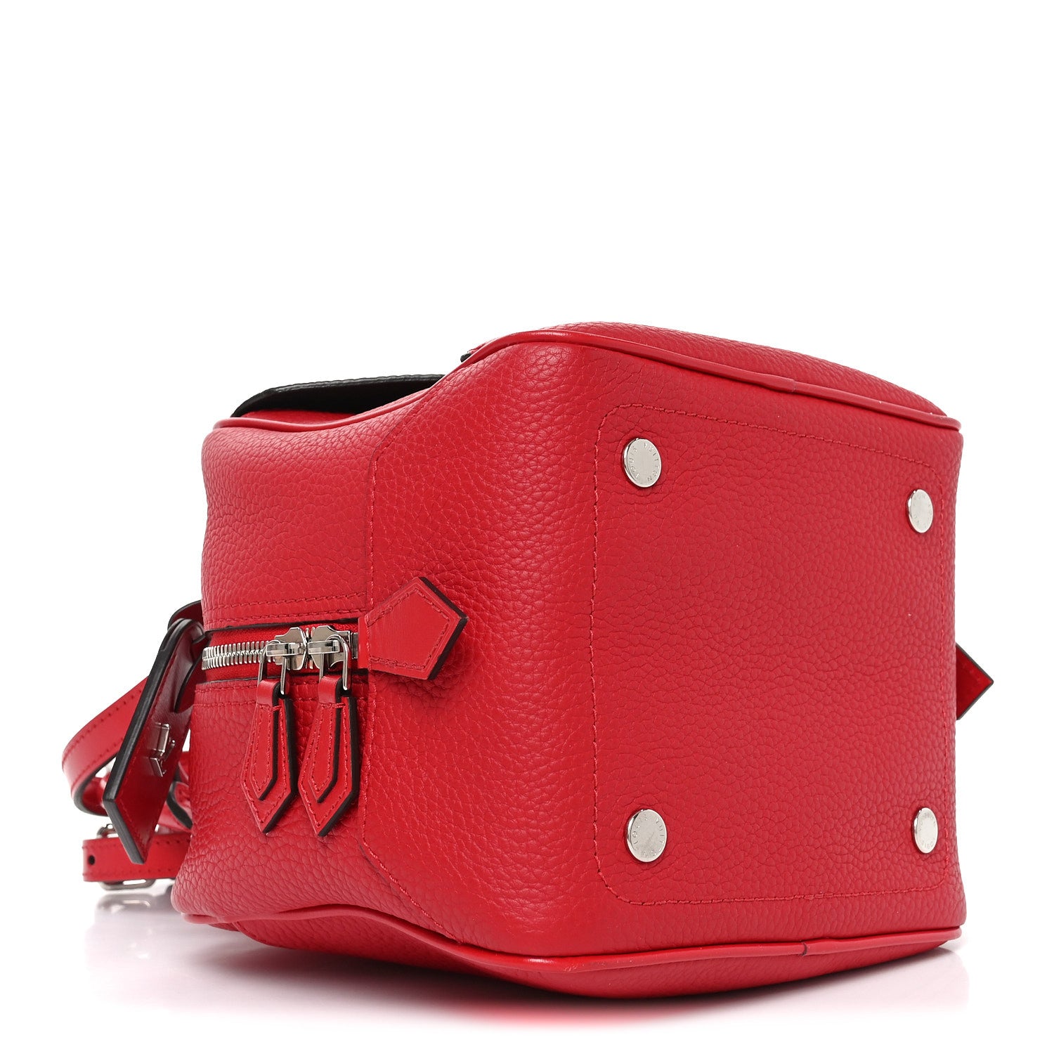 Louis Vuitton Taurillon Neo Square Bag Rouge 4 of 9