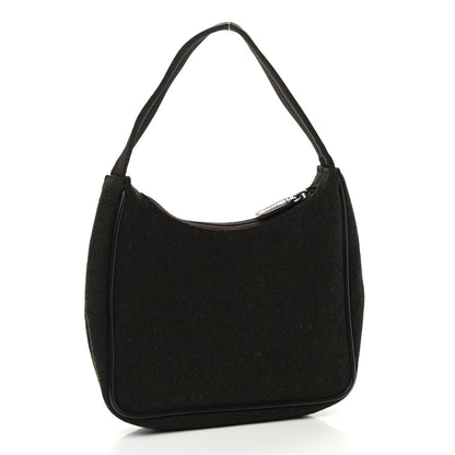 Prada Wool Sport Shoulder Bag Brown 3 of 10