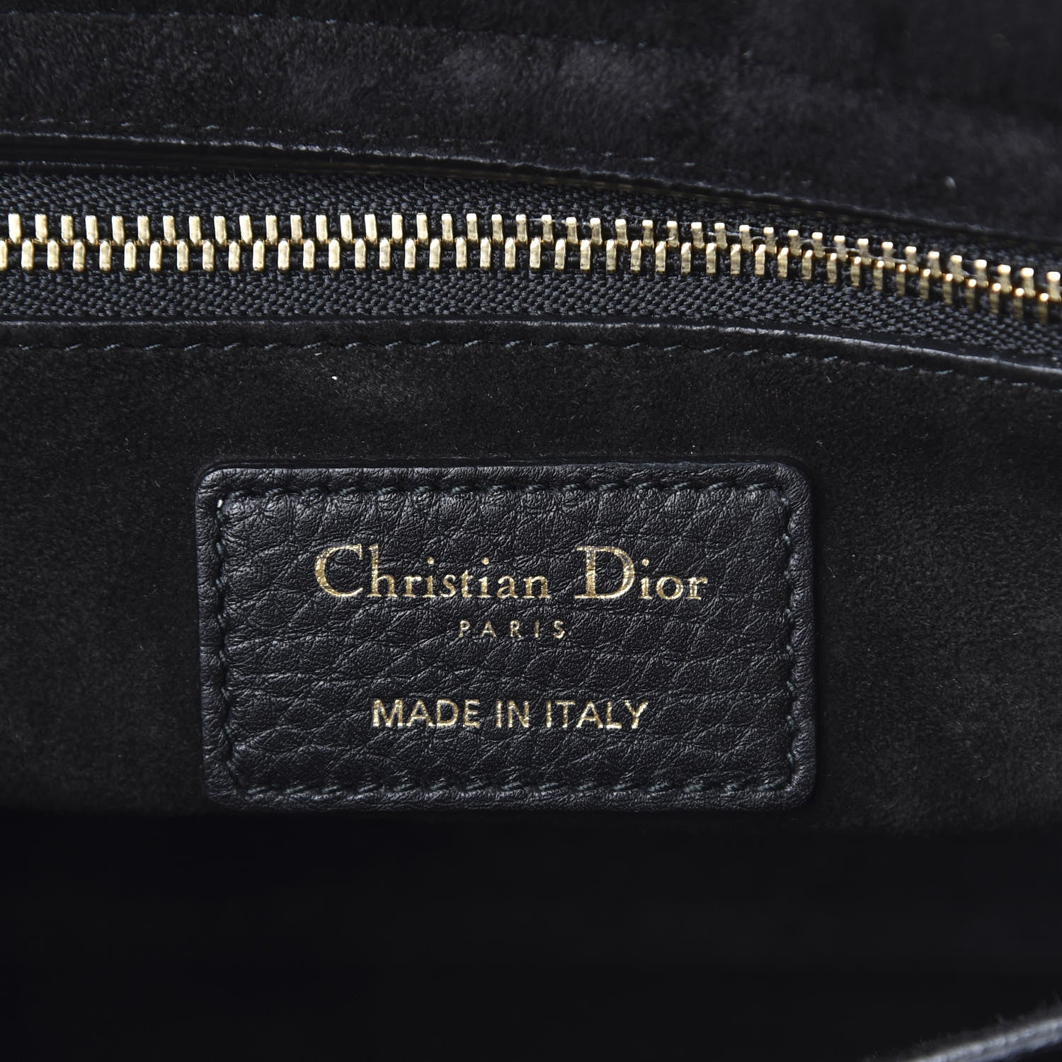 Christian Dior Grained Calfskin Cannage Medium Supple Lady Dior Black 6 of 10