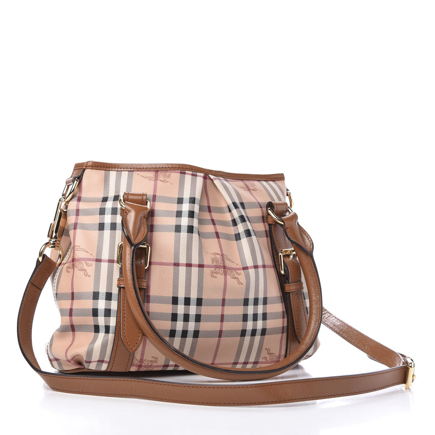 Haymarket Check Small Northfield Tote Camel