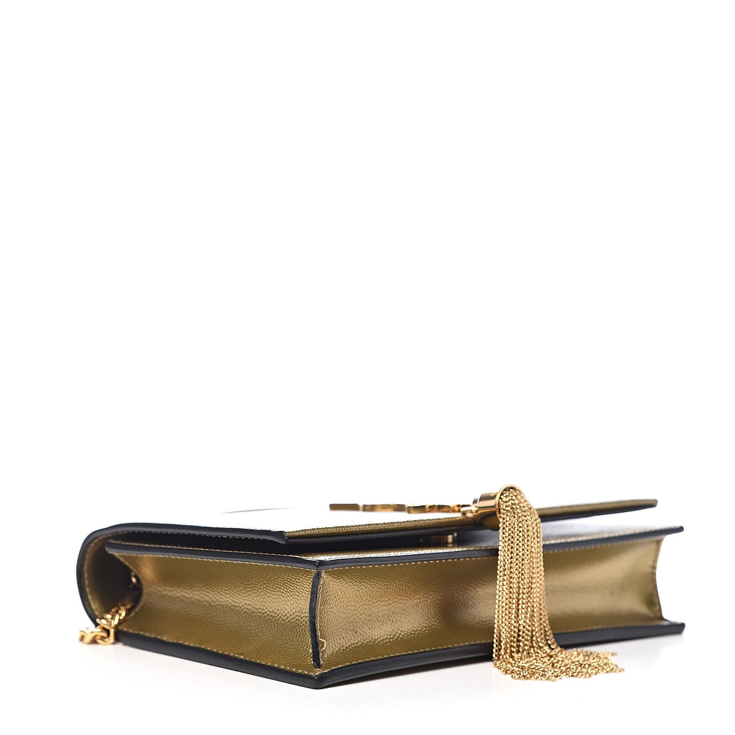 Grain De Poudre Kate Monogram Tassel Chain Wallet Brome