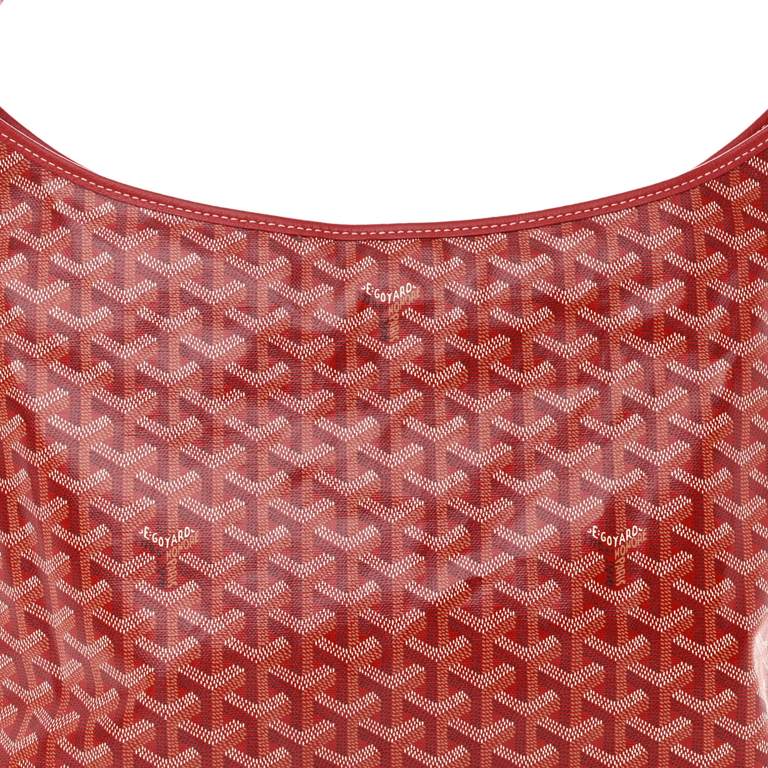 Goyard Goyardine Boheme Hobo Red 8 of 11