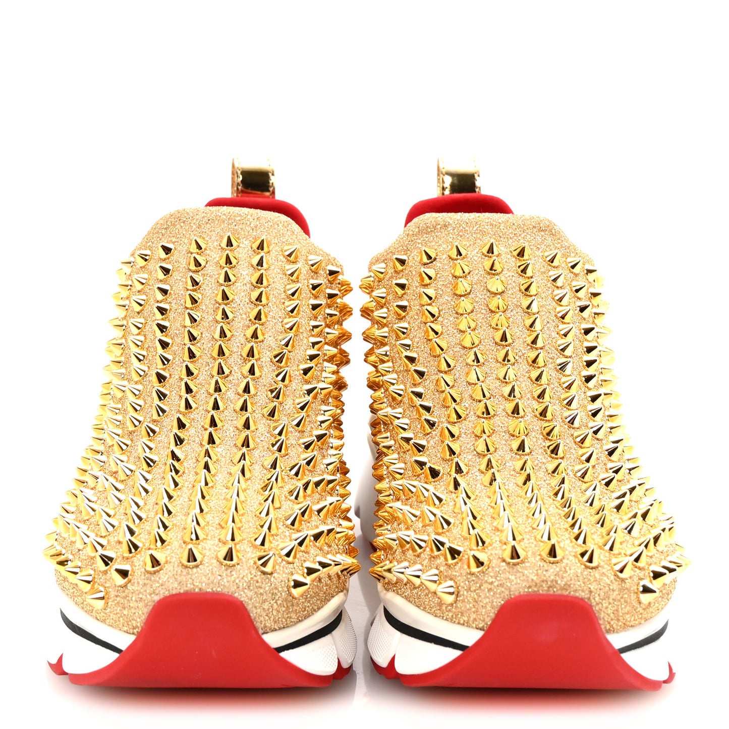 Neo Lame Spike Sock Donna Flat Sneakers 36 Gold