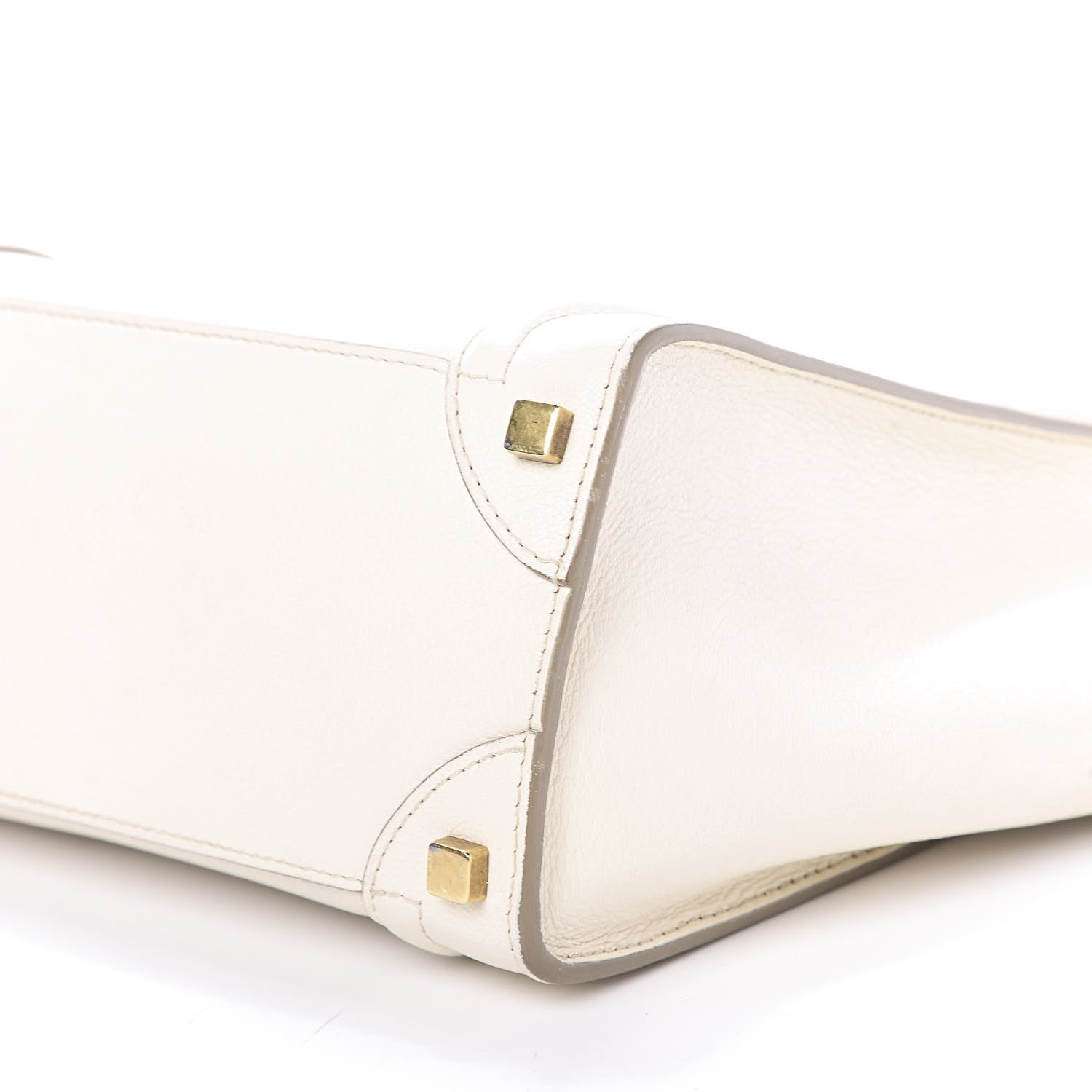 Celine Goatskin Micro Luggage White 7 of 12
